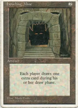 MTG: Fourth Edition: Howling Mine: Lightly Played Condition - Image 1