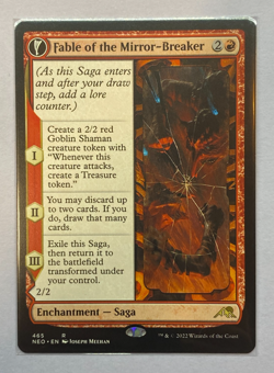MTG - Kamigawa: Neon Dynasty - Fable of the Mirror-Breaker - Extended Art - NM - Image 1