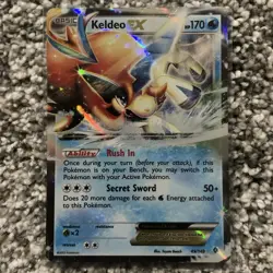 Keldeo EX - 49/149 - Pokemon Boundaries Crossed Black & White Ultra Rare Card NM - Image 1