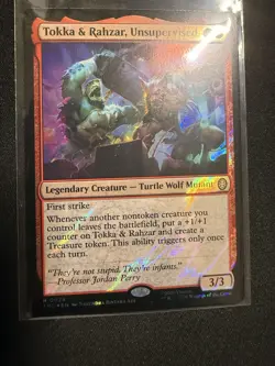 Tokka & Rahzar, Unsupervised (Surge Foil) 0028 Teenage Mutant Ninja Turtles MTG - Image 1