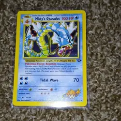 Pokemon TCG Misty's Gyarados 13/132 Gym Challenge Holo Rare 100 HP English - Image 1