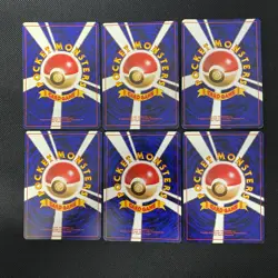 Base Set 1996 Normal Card Set of 6 Japanese Pokemon Card Old Back s007447 - Image 2