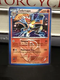 Pokemon Trading Card Game Plasma Storm 17/135 Infernape holo rare - Image 1