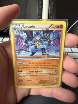 Pokemon Trading Card Game Next Destinies 64/99 Lucario holo rare - Image 1