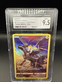 Zekrom TG05/TG30 Swsh09: Brilliant Stars Trainer Gallery Holo Pokemon TCG CGC9.5 - Image 2