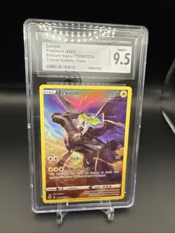 Zekrom TG05/TG30 Swsh09: Brilliant Stars Trainer Gallery Holo Pokemon TCG CGC9.5 - Image 3
