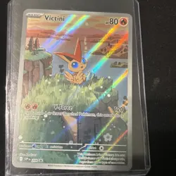 Victini SVP 208 Illustration Rare Black Star Promo Black & White Pokemon TCG - Image 1