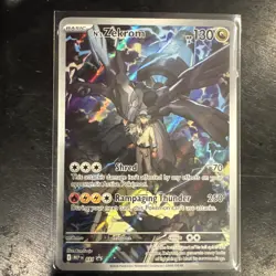 2025 Pokemon N'S ZEKROM #031 Mega Evolution Black Star Promos Full Art Holo ENG - Image 1