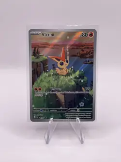 Victini SVP 208 Illustration Rare Black Star Promo Black & White Pokemon TCG - Image 1