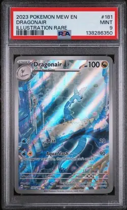 Dragonair 181/165 Pokemon TCG Sv: Scarlet & Violet 151 Holo PSA 9 MINT - Image 1