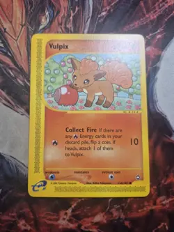 Pokemon TCG Vulpix 116/147 Aquapolis E-Reader Regular Non-Holo Common LP - Image 1