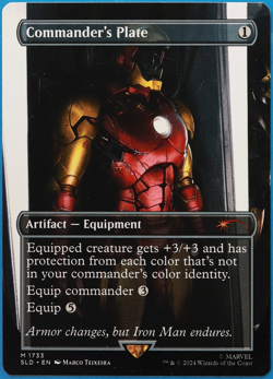 Commander's Plate (Secret Lair 1733 Promo) NM MTG MAGIC CARD (501356) ABUGames - Image 1