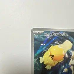 Pokemon TCG Misty's Psyduck Illustration Rare Holo 193/182 Sv10 70 HP - Image 2
