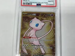 PSA 10 Pokemon 151 Ultra Premium Collection Promo METAL Mew EX 205/165 GEM MINT - Image 3