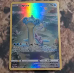 Pokemon Lapras GG05/GG70 Crown Zenith Galarian Gallery Holo 130 HP Zig - Image 1