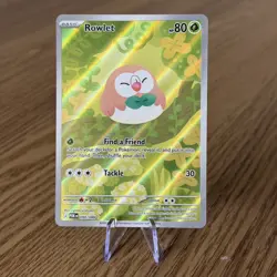 Pokemon TCG Perfect Order Illustration Rare IR Rowlet 090/088 NM - Image 1