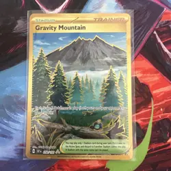 Pokemon TCG Trainer Stadium Gravity Mountain 250/191 Surging Sparks NM/MINT - Image 1