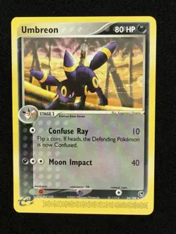 Pokemon TCG Umbreon 24/100 Rare Regular EX Sandstorm - Image 1