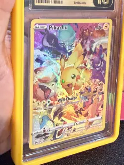 CGC Pristine 10 Pikachu 160/159 Crown Zenith Secret Rare Holo Pokemon 2023 - Image 2