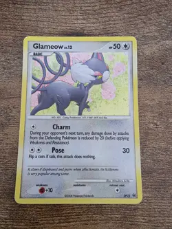 Glameow DP23 Diamond & Pearl Promo Holo Pokemon TCG 2008 Paw Swirl 🌀 - Image 1