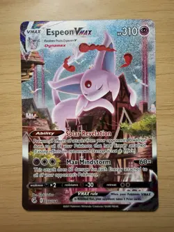 Espeon VMAX Alternate Alt Art 270/264 Fusion Strike Secret Rare Pokemon TCG MINT - Image 1