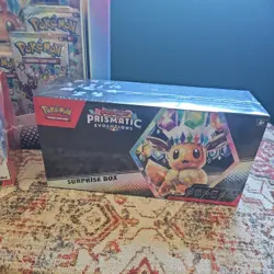 Pokemon TCG Prismatic Evolutions Sealed Lot (19 packs, 2 stamped promos, binder) - Image 4