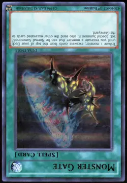 Monster Gate DUSA-EN055 Ultra Rare Duelist Saga Yu-Gi-Oh 1st Edition Near Mint - Image 1