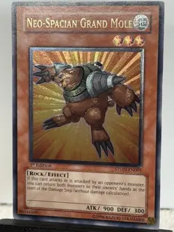 Yu-Gi-Oh! Neo-Spacian Grand Mole (MP) Ultimate Rare STON-EN005 1st Edition - Image 3