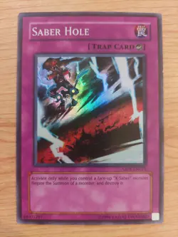 Saber Hole - ABPF-EN073 - Very Lightly Played VLP - Super Rare - Unlimited - Image 1