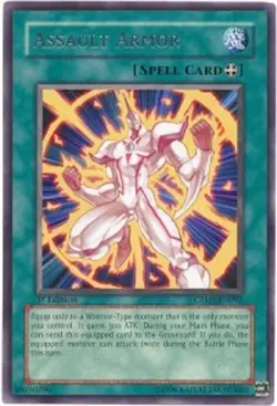 Assault Armor - CRMS-EN092 - Rare - Unlimited Edition - Moderately Played - Crim - Image 1