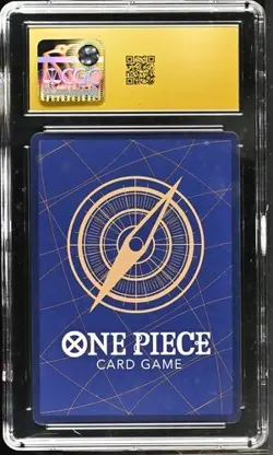 One Piece CCG Shanks Emperors JPN SR Alt Art Parallel OP09-004 CGC 10 Pristine - Image 2