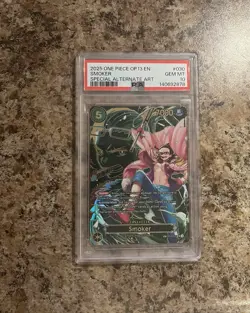 2025 ONE PIECE OP13-CARRYING ON HIS WILL SPECIAL ALTERNATE ART SMOKER PSA 10 - Image 1