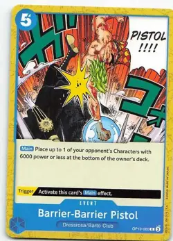 Barrier-Barrier Pistol OP10-060 One Piece Card Game Common NM One Piece TCG - Image 1