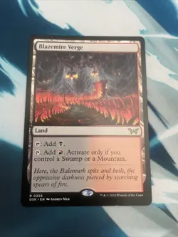 Blazemire Verge Duskmourn: House of Horror Regular MTG Card #256 - Image 1