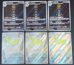 3X Gothitelle 211 Reuniclus 212 SVP Promo Cards Black Bolt White Flare - NM - Image 1