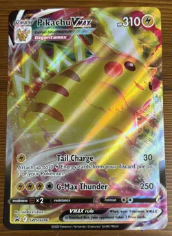 Jumbo Pikachu VMAX SWSH286 Holo Promo 2023 Sword & Shield Pokemon Oversized Card - Image 1