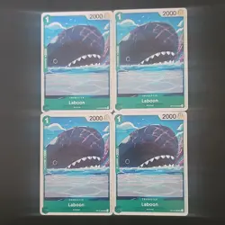 Bandai One Piece Card Game Laboon OP15-035 Character Cards x4 English Playset NM - Image 1