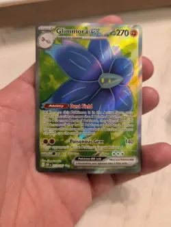 Glimmora EX Full Art S&V Obsidian Flames #213 Pokemon Card TCG LP T1 - Image 1