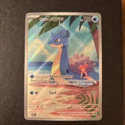 Pokemon TCG Misty's Lapras Holo Card 194/182 Sv10: Destined Rivals - Image 1