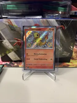 Pokemon TCG Paldean Fates Charmander Holo Card 109/091 - Image 1