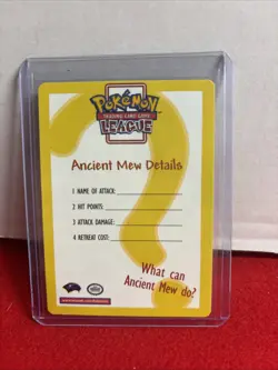 Ancient Mew 1 Miscellaneous Cards & Products Holo+bonus Card From Original Pack - Image 5