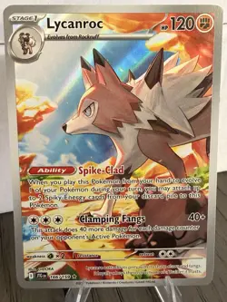 Lycanroc SV:09 Journey Together Card 166/159 IR NM Pokemon TCG - Image 1