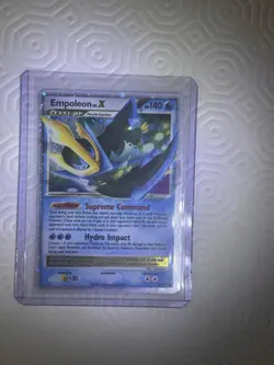 Pokemon Empoleon LV.X DP11 Diamond & Pearl Promo Holo Supreme Command Card - Image 1