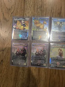 Magic: The Gathering Custom Foil Cards Lot Altered Art Cloud Chocobo Aerith - Image 2