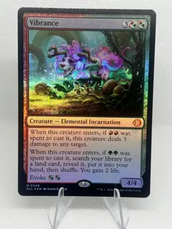 MTG Vibrance 0249 Mythic Red Green Foil ECL - Image 1