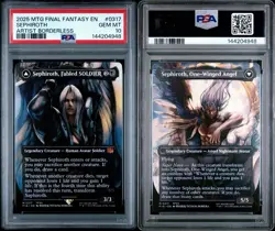 MTG 2025 FF #0317 Sephiroth, Fabled Soldier/Sephiroth, One-Winged Angel PSA 10 - Image 5