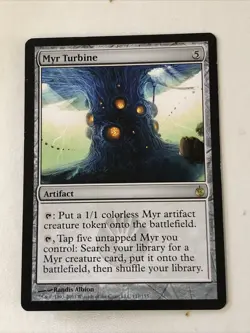 Myr Turbine X1 Mirrodin Besieged NM Condition See Front/back Pics - Image 1