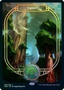 Forest 096 Full Art FOIL Unsanctioned PACK FRESH MTG Magic - Image 1