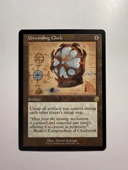 Unwinding Clock (Schematic) 124 MTG The Brothers' War: Retro Frame Artifacts - Image 1