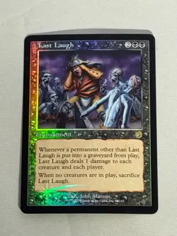 MTG FOIL Last Laugh Torment Magic the Gathering - Image 1